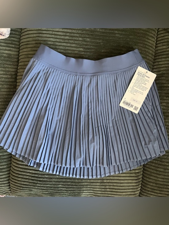 lululemon athletica Dresses & Skirts - Lululemon Athletica Varsity High Rise Pleated Tennis Skirt Oasis Blue NWT 6 READ